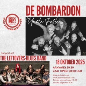 uncle fester en the leftovers blues band in De Bombardon