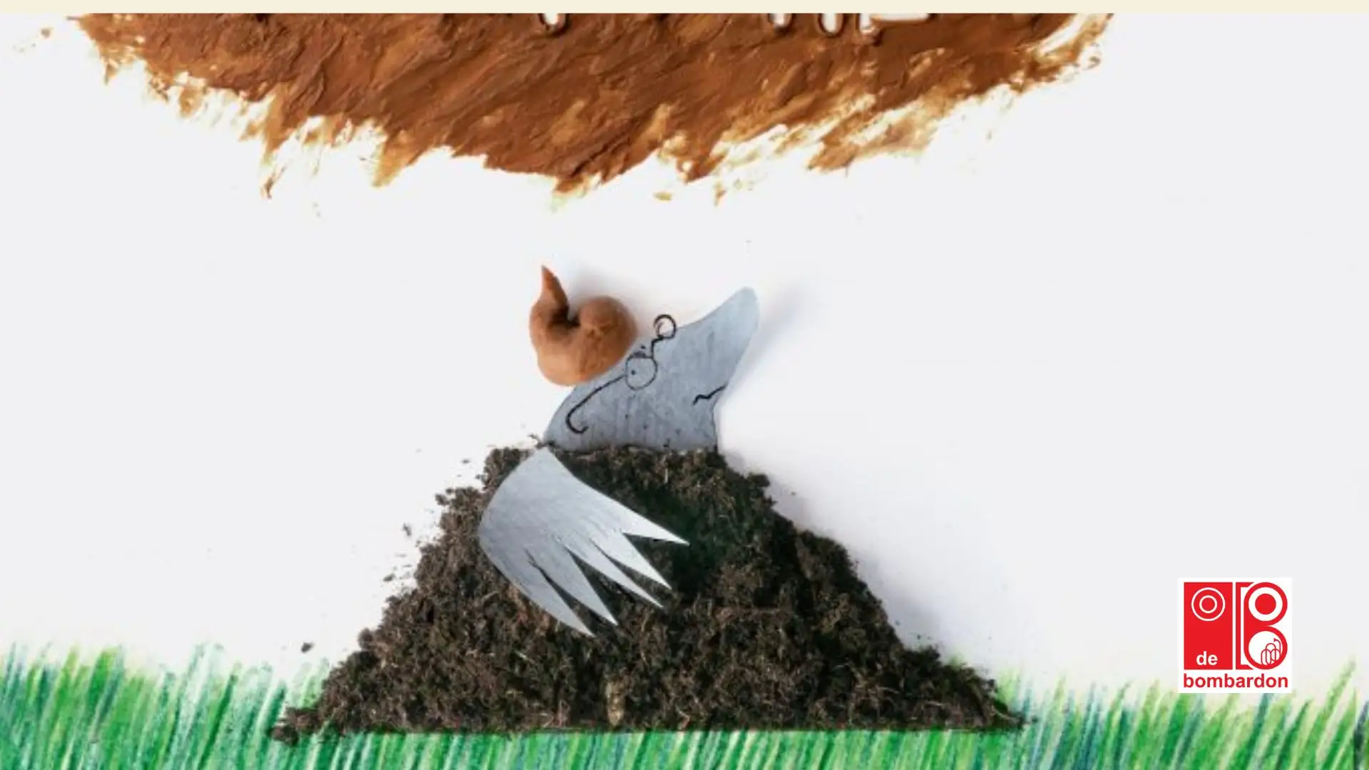 Over een kleine mol die wil weten wie er op zijn kop gepoept heeft