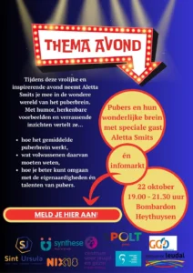thema avond Puberbrein